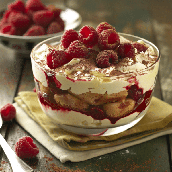 Tiramisu aux Framboises Une Évasion Rafraîchissante Recettes chef